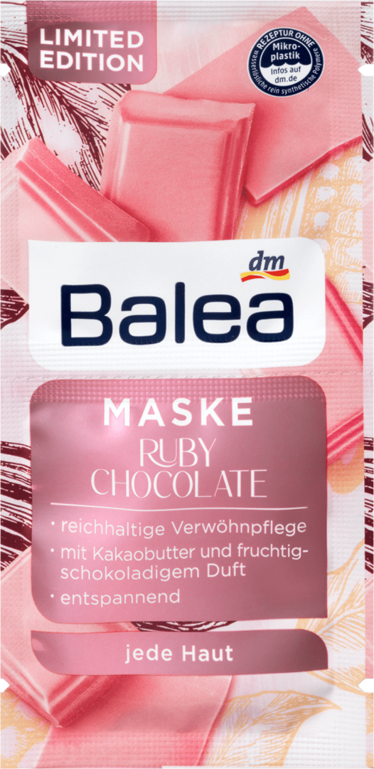 Balea Masker Ruby Chocolate, 16 ml