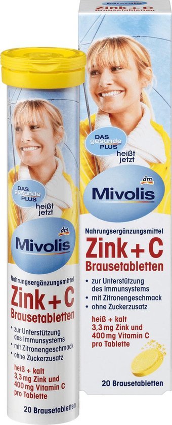 Zink + Vitamine C Bruistabletten