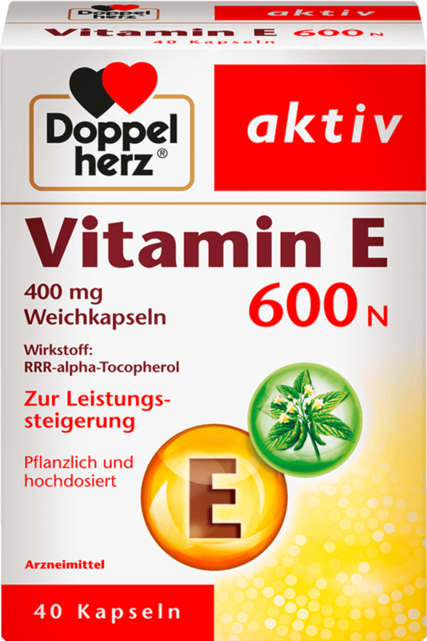 Doppelherz Vitamine E 600 N 40 Capsules