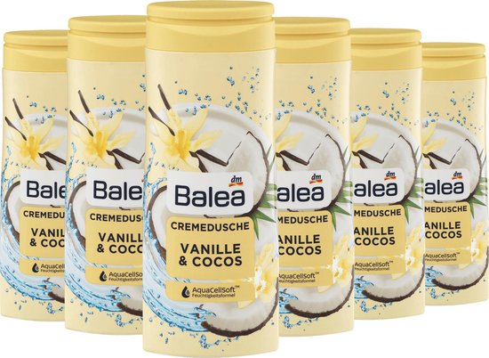Balea Douchecreme Vanille & Cocos - 6-pack 6 x 300 ml