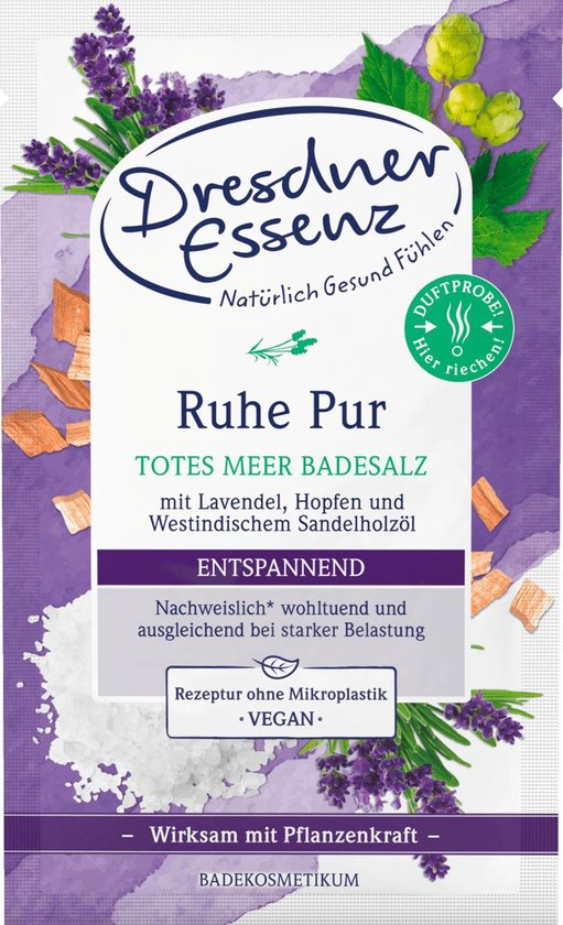 Dresdner Essenz Badzout Ruhe Pur - met lavendel (60 g)