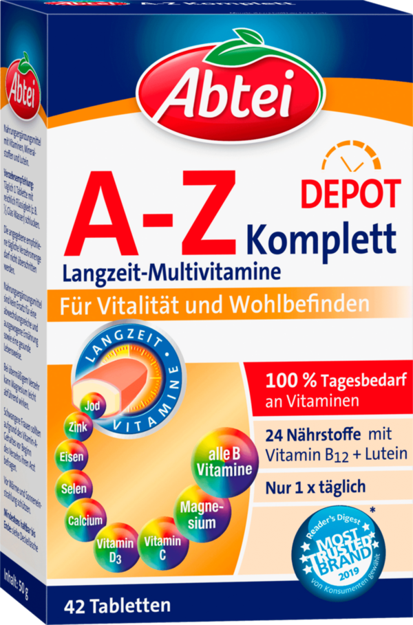 Abtei A-Z komplett 42 Tabletten