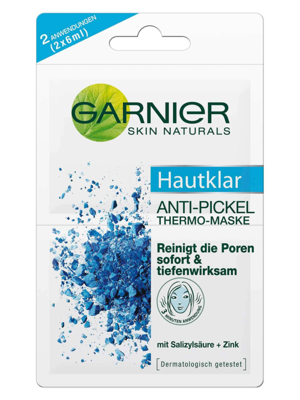 Garnier Masker Skin Clear Anti Pimple Thermo 12 ml