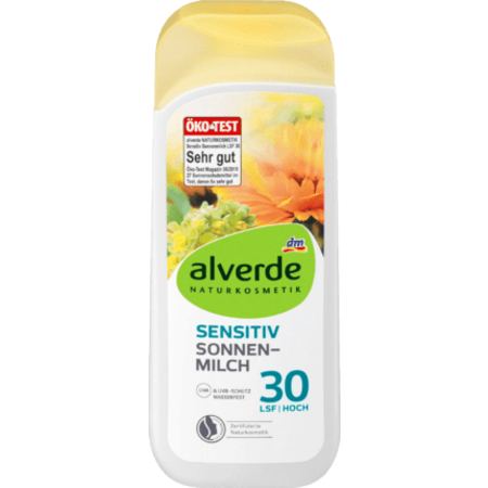 alverde Sensitive Sun Milk SPF 30 200 ml