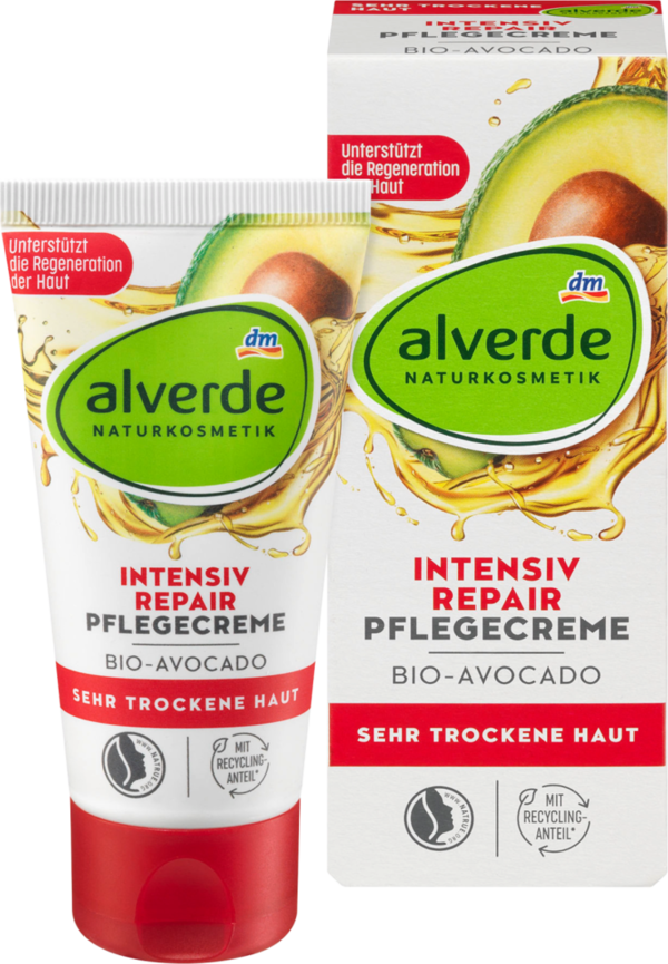 Alverde Intensiv Repair Dagcrème Bio-Avocado 50 ml