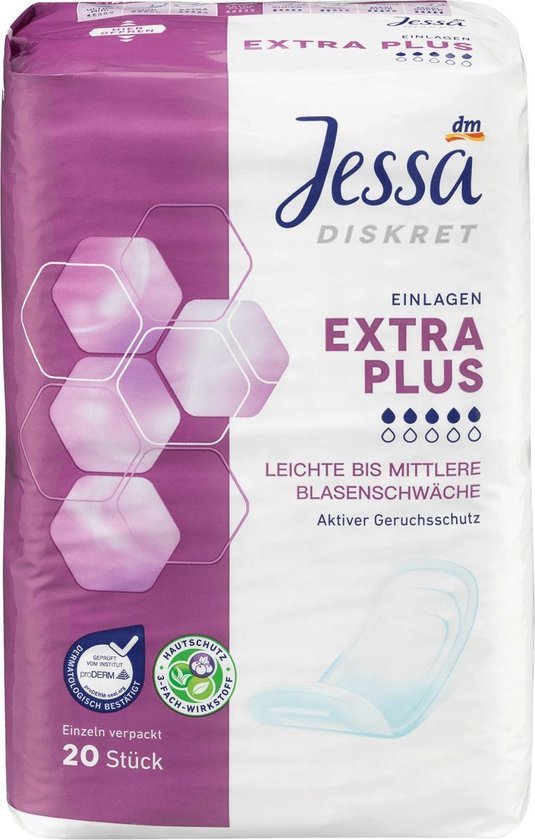 Jessa Diskret Discreet maandverband Extra Plus (20 St)