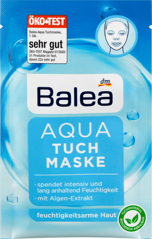 Balea Bladmasker Aqua 1 st
