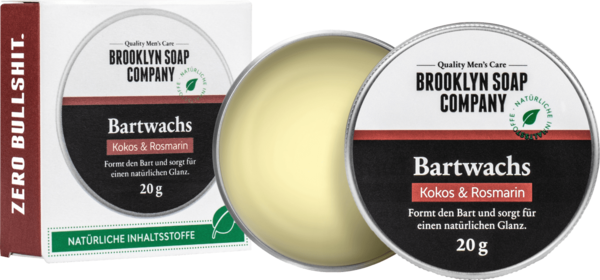 Brooklyn Soap Company Bartwachs Baard-/snorwas 20 ml