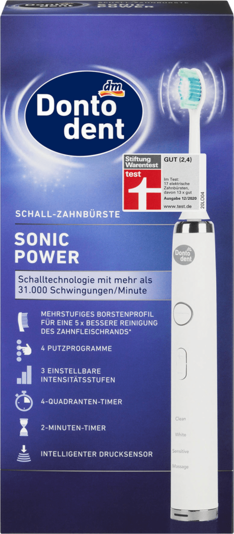 Dontodent Elektrische Tandenborstel Sonic Power - Dontodent DM Toothbrush  1 St