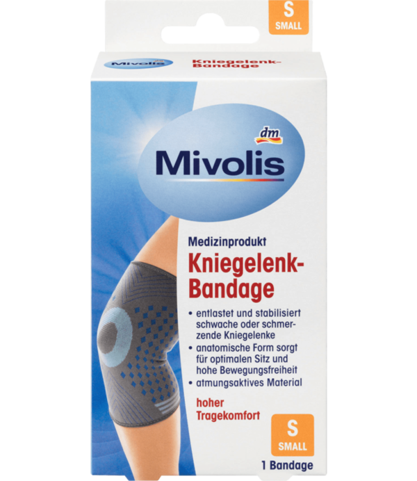 Mivolis Kniegewricht Bandage Maat S 1 St