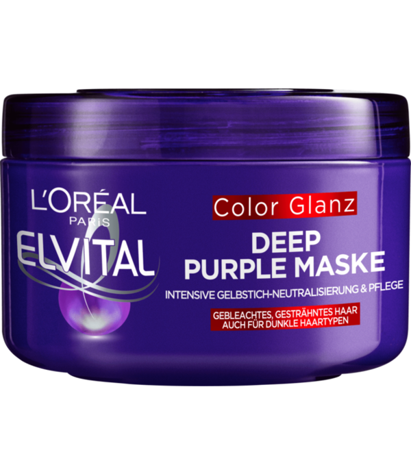 L'ORÉAL  ELVITAL Haarkur Color Glanz Purple, 250 ml