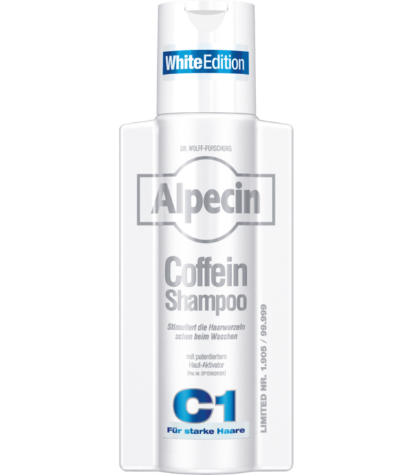 Alpecin Shampoo Coffein C1 White Edition, 250 ml