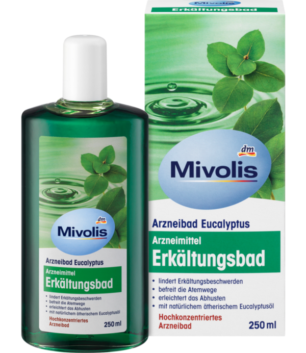 Mivolis Medicinaal Verkoudheidsbad Eucalyptus , 250 ml