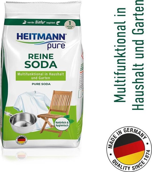HEITMANN pure Soda -  Ecologische Reiniger voor het huishouden 500 g