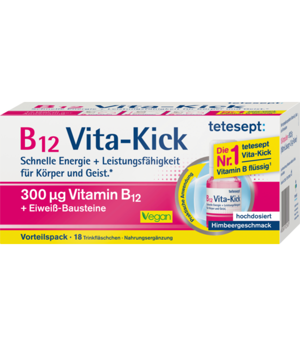 tetesept Vitamin B12 Vita Kick Drinkampullen 18 St., 182,4 g