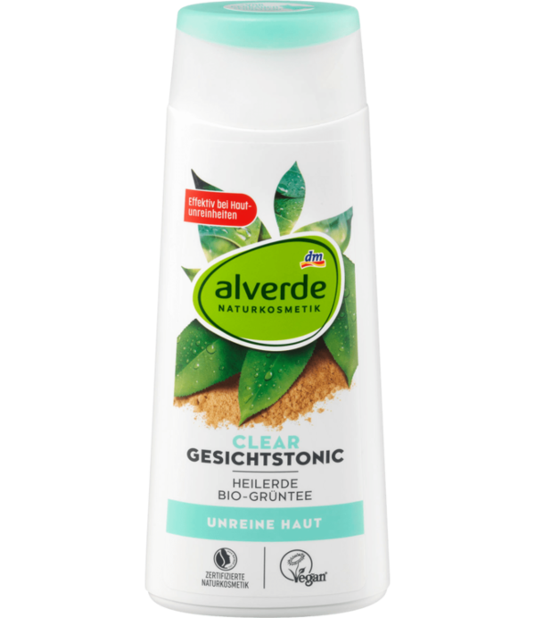 Alverde  NATURKOSMETIK Clear Anti-Puistjes Gezichtstonic, 200 ml