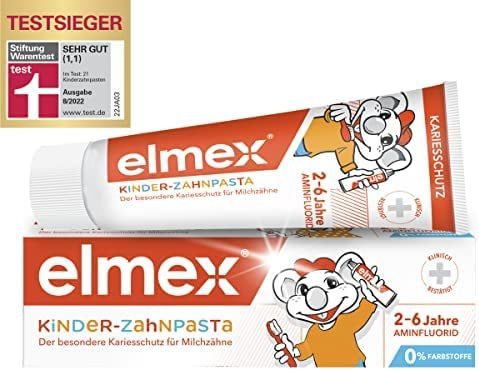 elmex Tandpasta kinderen, 2 tot 6 jaar, 50 ml